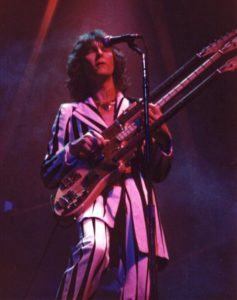 Chris Squire from Yes, triple-neck bass