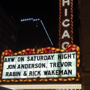Anderson Rabin and Wakeman (ARW) at the Chicago Theater